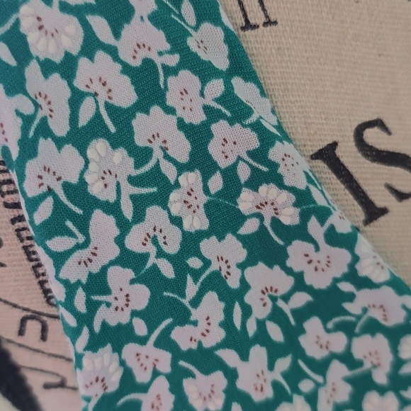 Kaileigh Green Floral Sleeveless Dress Size S (Fits M) Stretch Fit Boho Casual - Picture 5 of 10